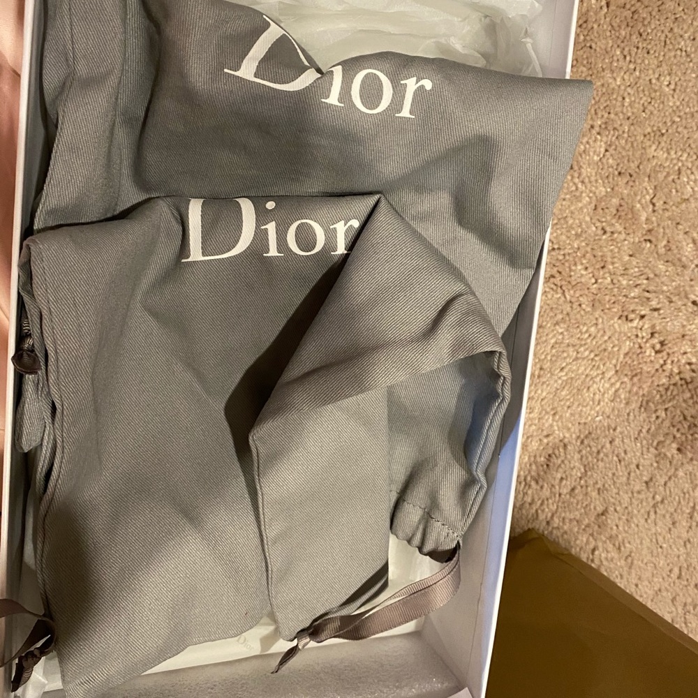 Christian Dior ankle straps pointe kitten heels 35 - Picture 3 of 6